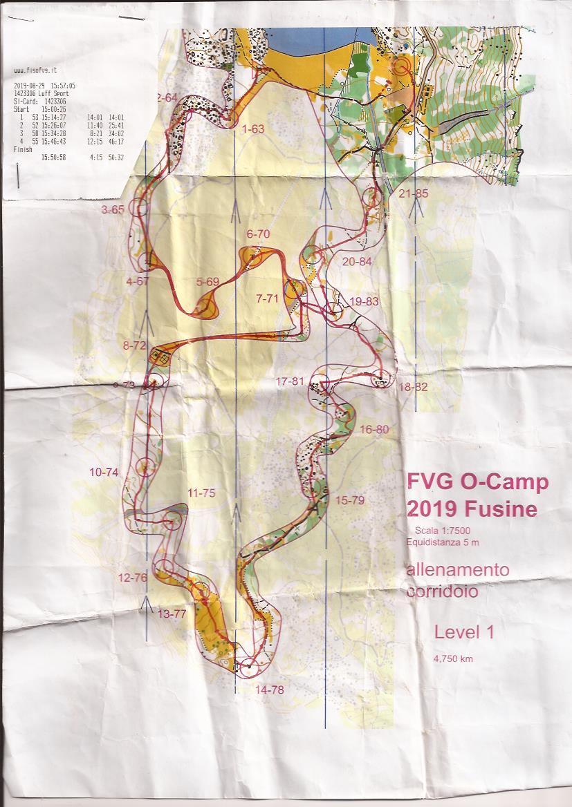 FVG-O Camp Day 3 - Allenamento Corridoio (29/08/2019)